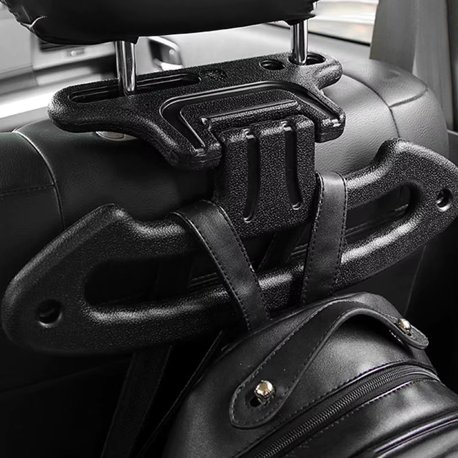 Giachidai Multifunktionaler Auto-Kleiderbügel für Kleidung und Anzüge in Schwarz - Bild 5