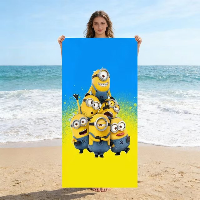 Bananamaster Strandtuch mit niedlichem Kreatur-Design in Multicolour, Breite: 60 cm, Höhe: 40 cm - Bild 1