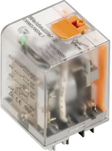 Weidmüller DRH173548LT Steckrelais 48 V/AC 16A 1 Schließer 10er Packung transparent - Bild 1