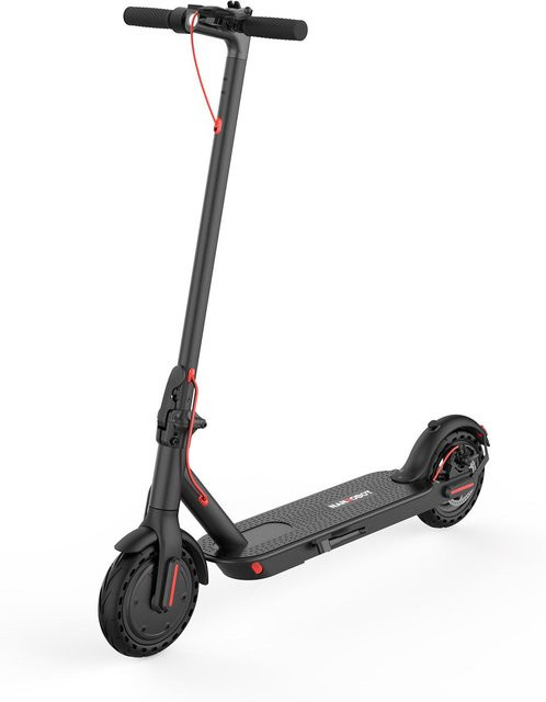 NANROBOT H1 Pendler Elektroroller mit 8,5 Zoll Vollgummireifen und Bluetooth Smart App in Schwarz - Bild 1