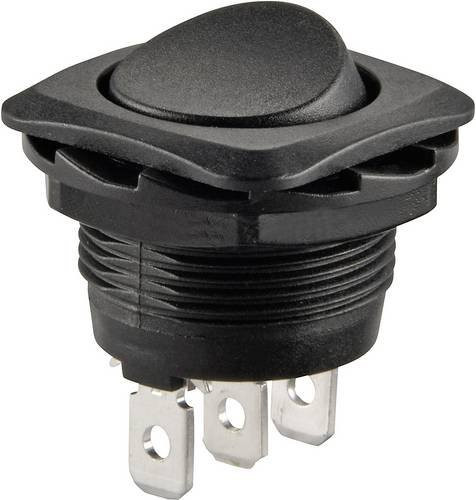 TRU Components Wippschalter TC-R13-135C-02 Schwarz 250 V/AC 10A 1 x Ein/Ein rastend - Bild 1