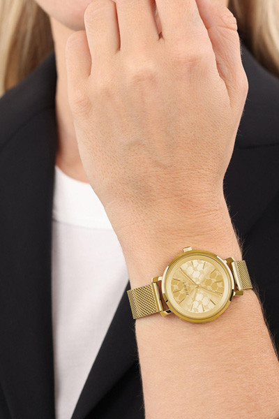 Joop! Armbanduhr Edelstahl, Gold, Analoguhr, Damen - Bild 2