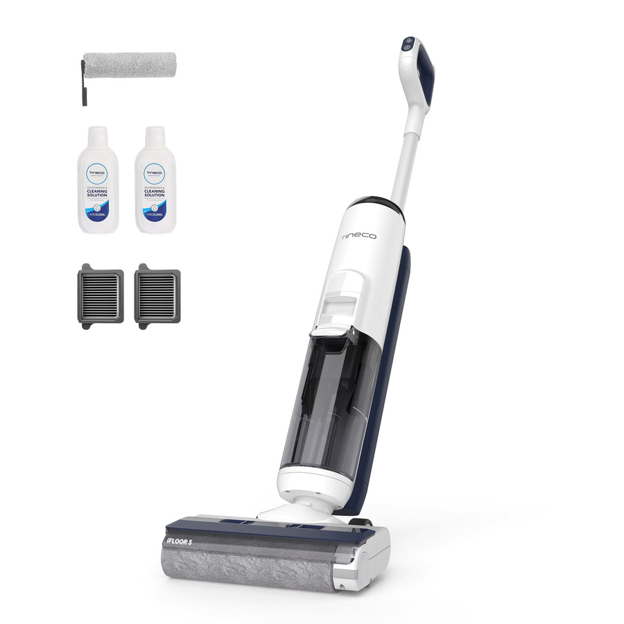 Tineco iFLOOR 5 Breeze Complete Akku-Nasstrockenstaubsauger und Wischsauger mit Kantenreinigung, Blau - Bild 7