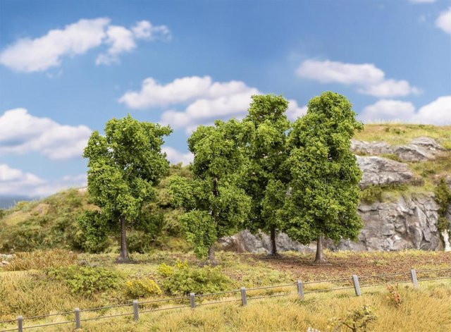 Faller Natur 4 Laubbäume, Grün, 1:87 (Spur H0) - Bild 1