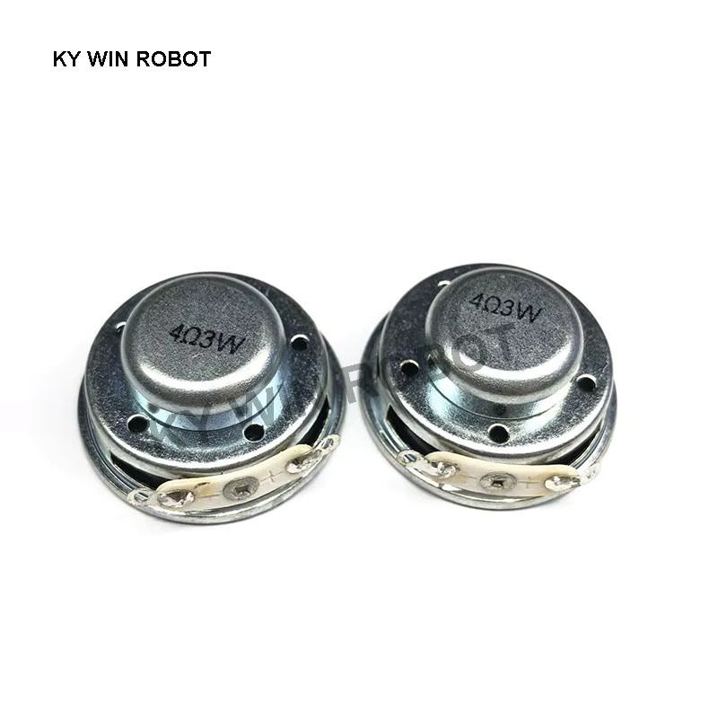2er-Set KY WIN ROBOT Mini-Lautsprecherhörner 3W 4R in Silber, Durchmesser: 3,2 cm, Dicke: 1,46 cm - Bild 2