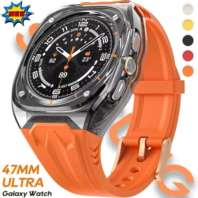 Correa Armband für Samsung Galaxy Watch Ultra 47mm, Silikon, Unisex - Bild 1