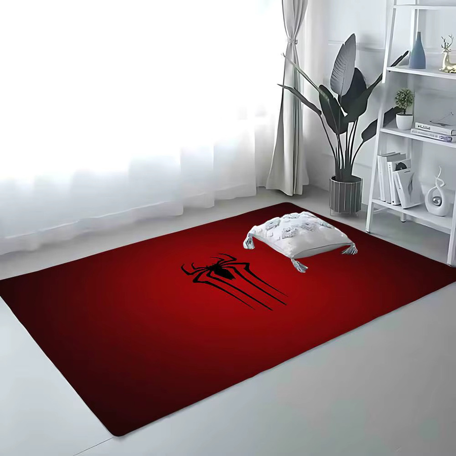 Mesuca Spider-Man Classic Antirutschmatte in Rot, rechteckige Fußmatte für Badezimmer und Eingangsbereich, B/T: 60 x 40 cm - Bild 3