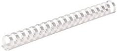 Fellowes Plastik-Binderücken in Weiss, 100 Stück, 14 mm - Bild 1