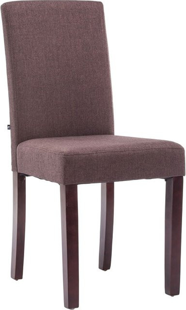 CLP Esszimmerstuhl Ina Polsterstuhl mit Holzgestell und Stoffbezug in modernem Design, Sitzhöhe: 47 cm - Bild 1