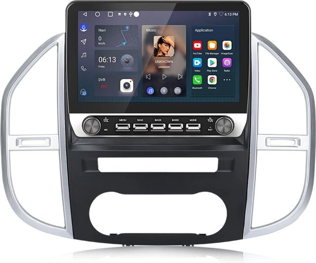 Junsun Autoradio für Mercedes Benz Vito W447 2014-2020 in Schwarz - Bild 1