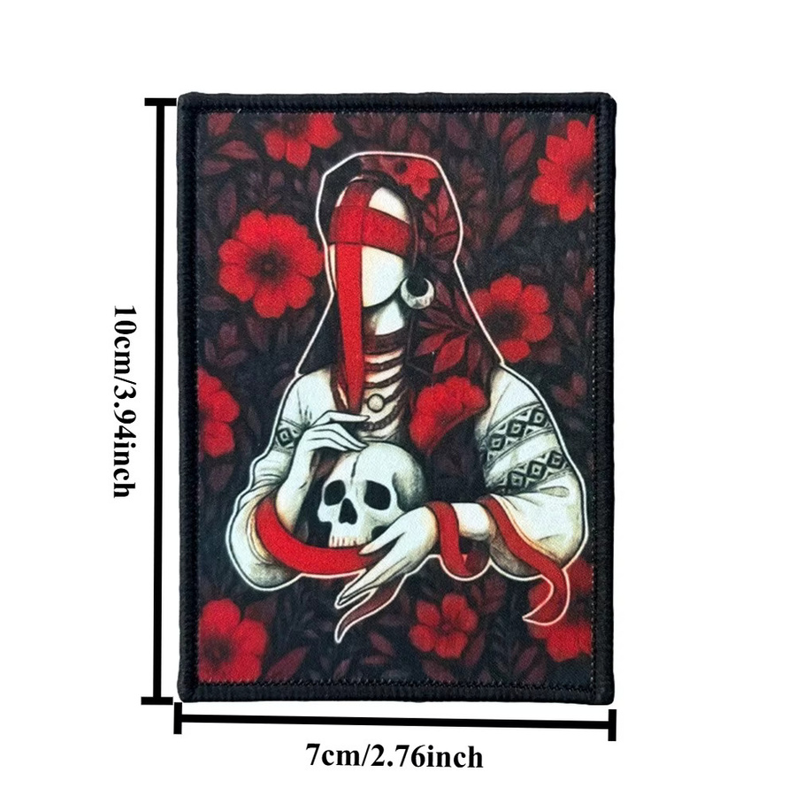 Taktischer Aufnäher Hexe, Klettverschluss - Bild 2