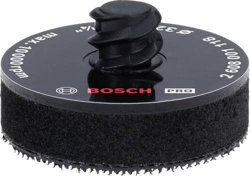 Bosch PRO Schleifteller mit Klett für Exzenterschleifer, Farbe: Schwarz, Durchmesser: 3,2 cm - Bild 1