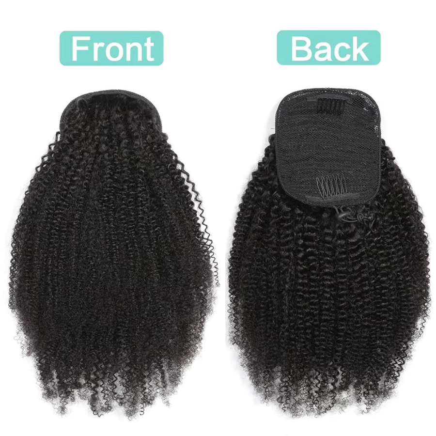 Anemone Afro Kinky Curly Pferdeschwanz, 20 Zoll, Damen, Lockiges Haar - Bild 4