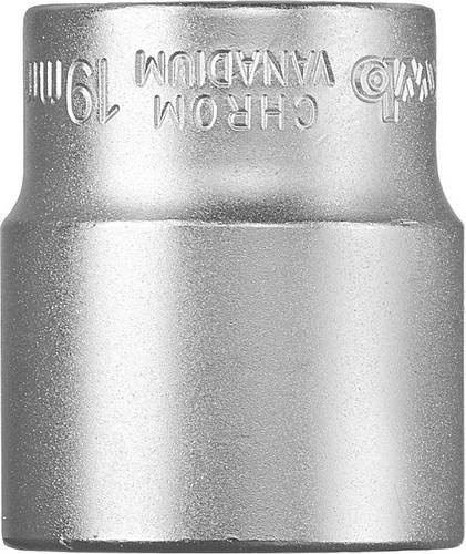 Kwb Steckschlüsseleinsatz 19mm 3/8 Zoll aus Chrom-Vanadium in Silber - Bild 1