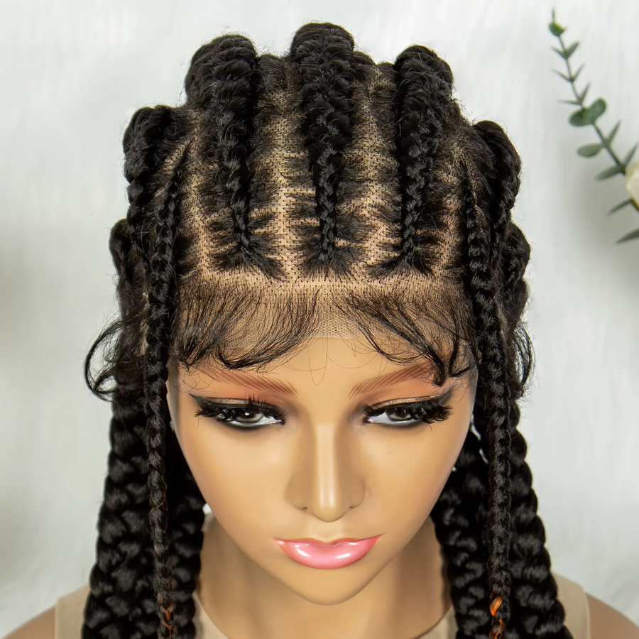 KIMA Perücke Cornrow Braids, synthetisch, Damen - Bild 3