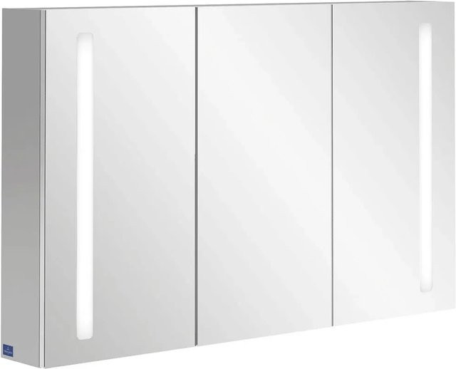 Villeroy & Boch Spiegelschrank My View 14 mit LED-Beleuchtung und Sensor-Schalter, Weiß, B: 120 cm, H: 75 cm, T: 17,3 cm - Bild 1