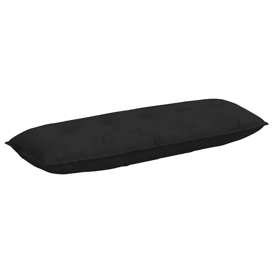 vidaXL Rückenkissen aus Mikrofaserstoff in Schwarz, B/H: 140 x 50 cm - Bild 2