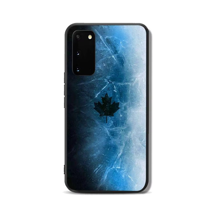 Schwarze Eis-Handyhülle für Samsung Galaxy S-Serie (S20 bis S24 Ultra) - Bild 3