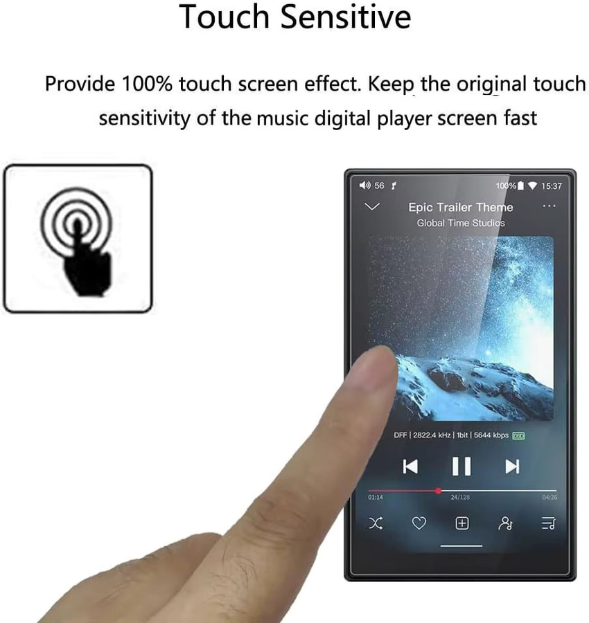 FiiO M23 HD Hydrogelfolie transparente vollhydraulische Schutzfolie für Musik MP3-Player - Bild 4