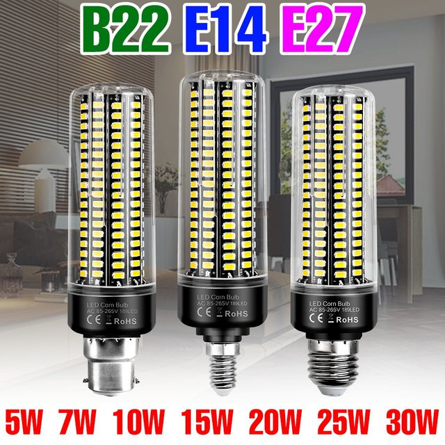 CanLing LED Mais Glühbirne 30W E27 Weiß CCT Kaltweiß/Warmweiß - Bild 1
