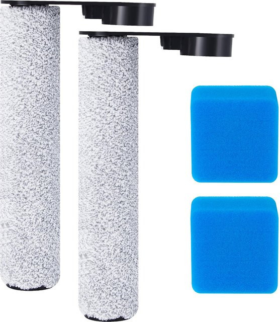 DAZZLEEX Schwamm Pinsel Roller Set für Eureka NEW430 und JONR ED12 zur Reinigung von Böden und Möbeln - Bild 1