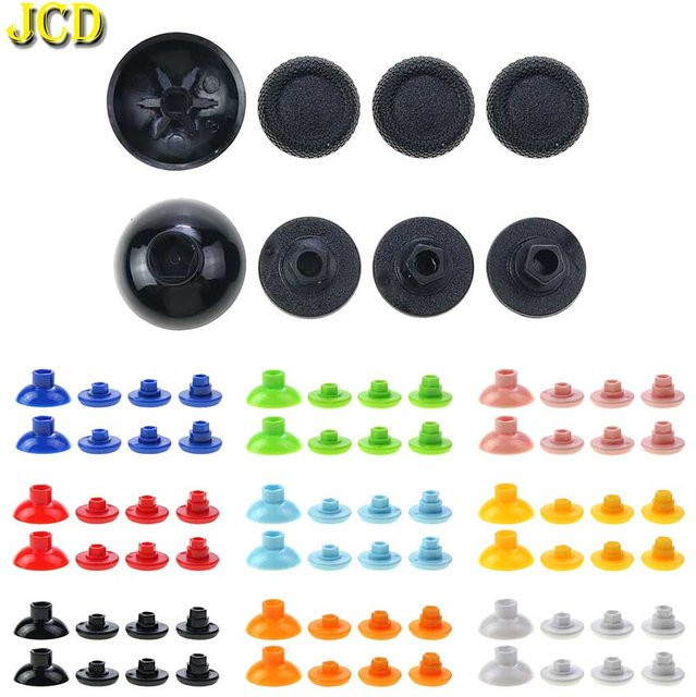 8er Set JCD Analog-Joystick-Abdeckungen in Blau für PS5, PS4 Pro, Xbox One und Xbox Series S/X sowie Xbox 360 Controller - Bild 1