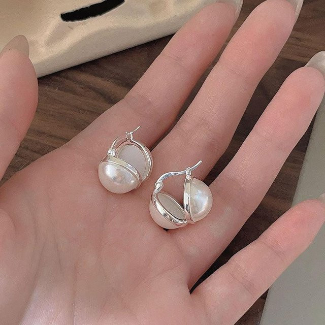 Lucky Star Jewelry Ohrringe, 925 Silber, Perlen, Damen - Bild 1