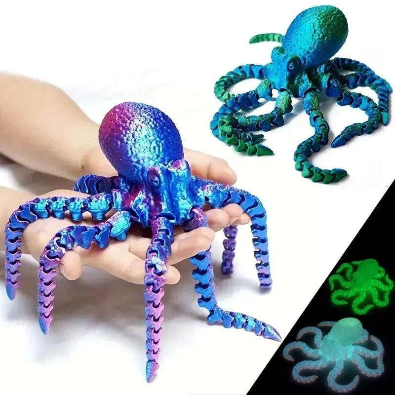 Yiran toy Oktopus Fidget Spielzeug blau 6–12 Jahre - Bild 2