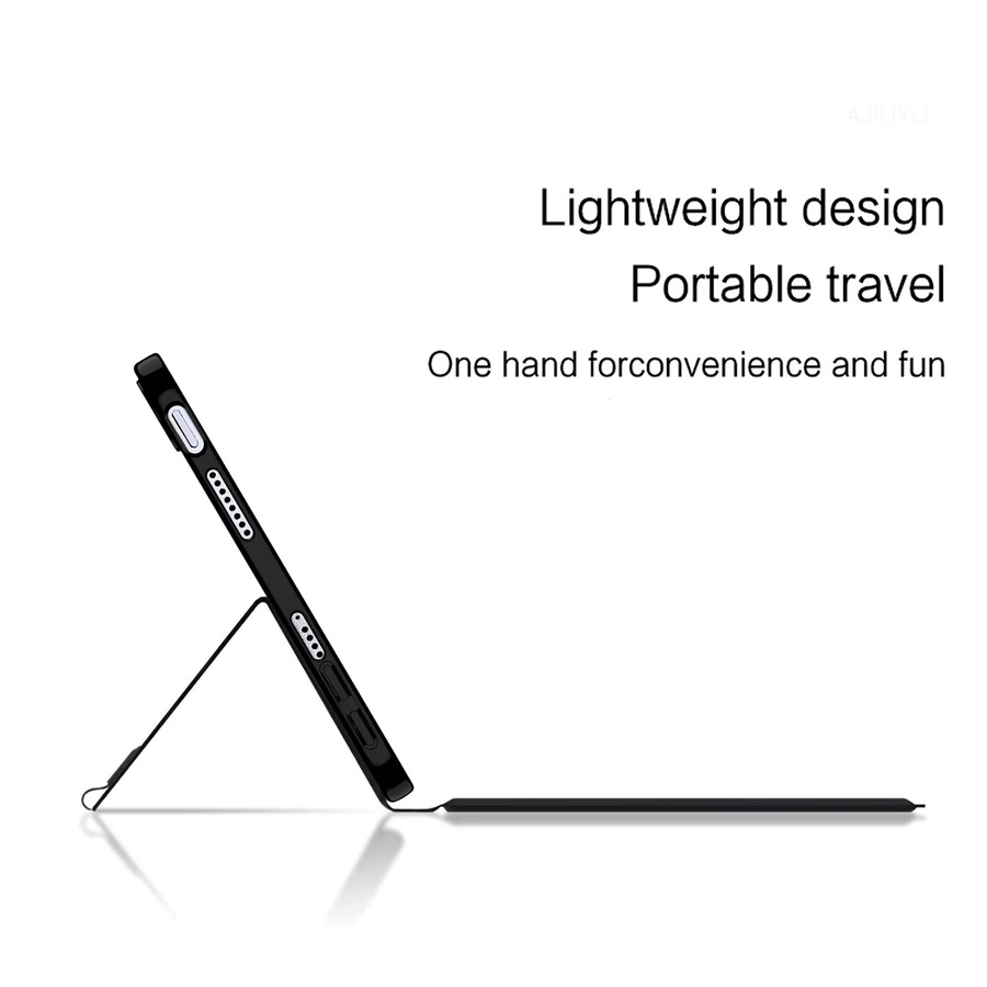 AJIUYU Kabellose Bluetooth-Tastaturhülle für OPPO Pad Mini 2026 8,8 Zoll OPD2515 in Schwarz mit Smart Touchpad und Hintergrundbeleuchtung - Bild 3