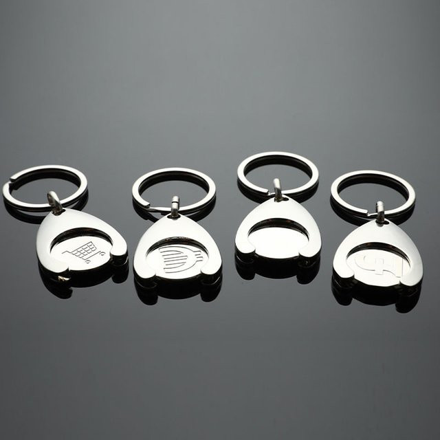 Schlüsselanhänger Messing, Silber, Unisex - Bild 1