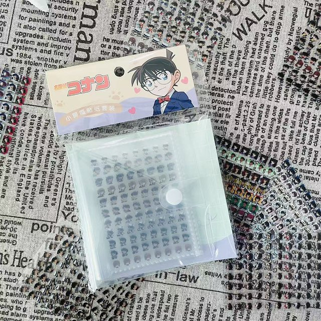 Detective Conan Aufkleber, Kaito Kuroba Xinyi Xiaolan, Nagelaufkleber, Bunt / Mehrfarbig - Bild 1