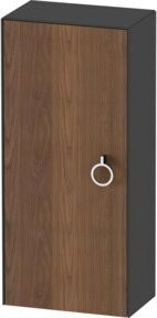Duravit Halbhochschrank White Tulip in Weiß mit Glastüren und Regalböden, B/T/H: 40 x 24 x 88 cm - Bild 1