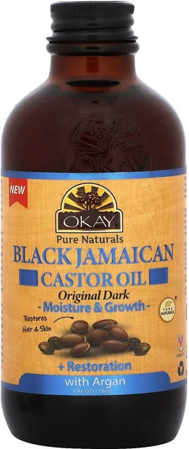 Pure Naturals Schwarzes Jamaikanisches Rizinusöl mit Arganöl, 118 ml - Bild 1