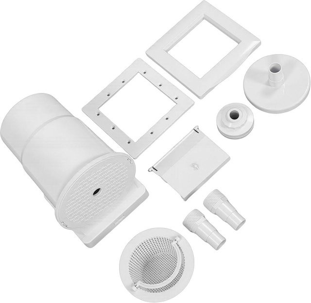 Fishine Poolwand-Skimmer aus ABS als Durchwand-Poolskimmer Zubehör-Kit für Aufstellpools - Bild 1