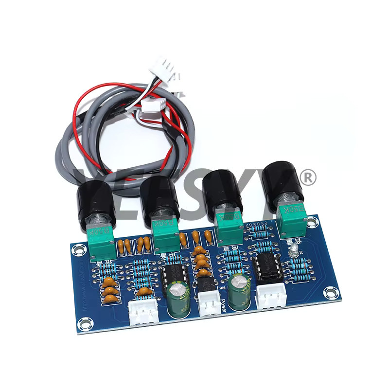 YEESYY NE5532 XH-A901 Tone Board Vorverstärker mit Höhen- und Bass-Regelung in Blau - Bild 2