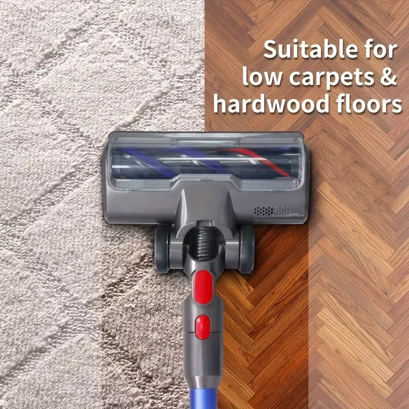 BPfire Bodenbürste für Dyson Staubsauger V7 V8 V10 V11 V15 mit Bürstenkopf und Borstenstreifen zur Reinigung von Bodenfliesen, B/T/H: 25,5 x 12,0 cm - Bild 2