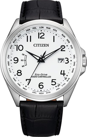 Citizen Armbanduhr, Solar, Edelstahl, 43 mm, Herren, Weiß, Saphirglas