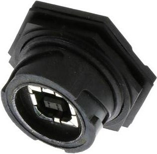 Molex Industrial USB-C Buchse in Schwarz - Bild 1
