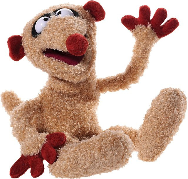 Jan & Henry Handpuppe Henry, Braun, Plüsch / Textil - Bild 1