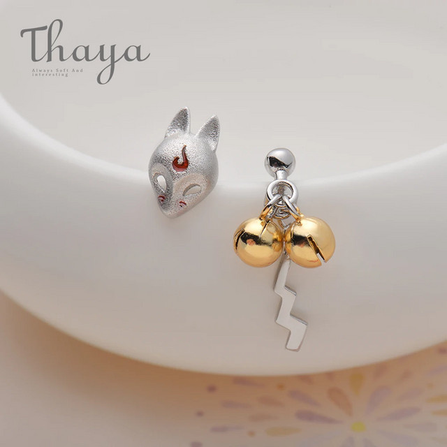 Thaya Ohrstecker Fuchs, 925 Silber, Damen - Bild 1