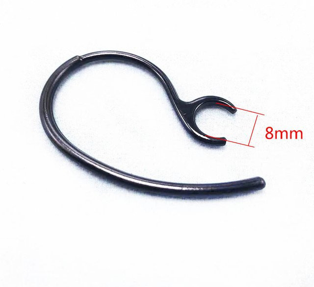 Jabra Ersatz-Ohrbügel für Talk25 und Talk25SE, Clip-Haken Kopfhörer-Ohrbügel Headset-Halter, Schwarz, 3 Stück - Bild 1