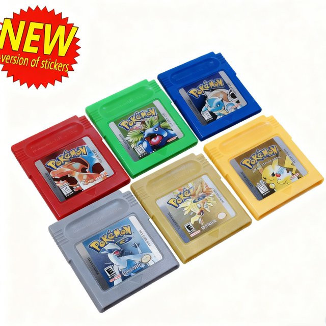 Nintendo Pokemon GBC Spielkassette Retro RPG Videospiel in englischer Sprache - Bild 1