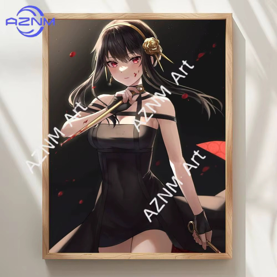 KAYOU Y-Yor F-Forger Poster, moderner abstrakter Grafikdruck in Mehrfarbig, wasserfeste Wandkunst aus Papier - Bild 2