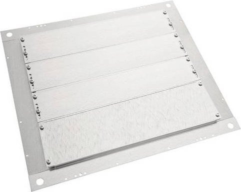 Hager M-BB8560 Bodenblech aus verzinktem Stahl in Silber, 4 Teile, Breite: 85,0 cm, Höhe: 1,4 cm - Bild 1