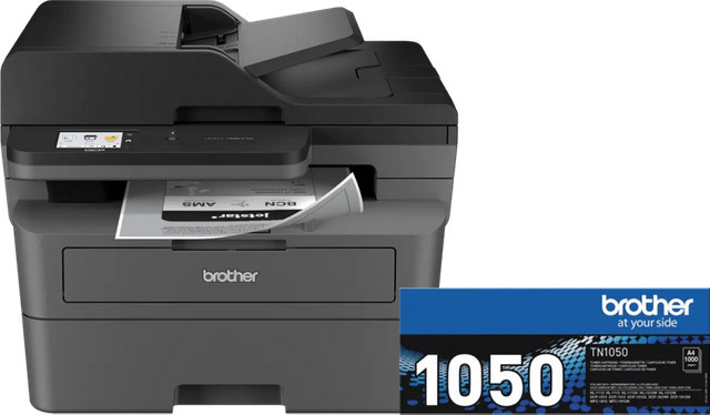 Brother DCP-L2660DW Schwarz Lasermultifunktionsgerät mit zusätzlichem schwarzen Toner für Drucken, Scannen und Kopieren inklusive Wi-Fi - Bild 1