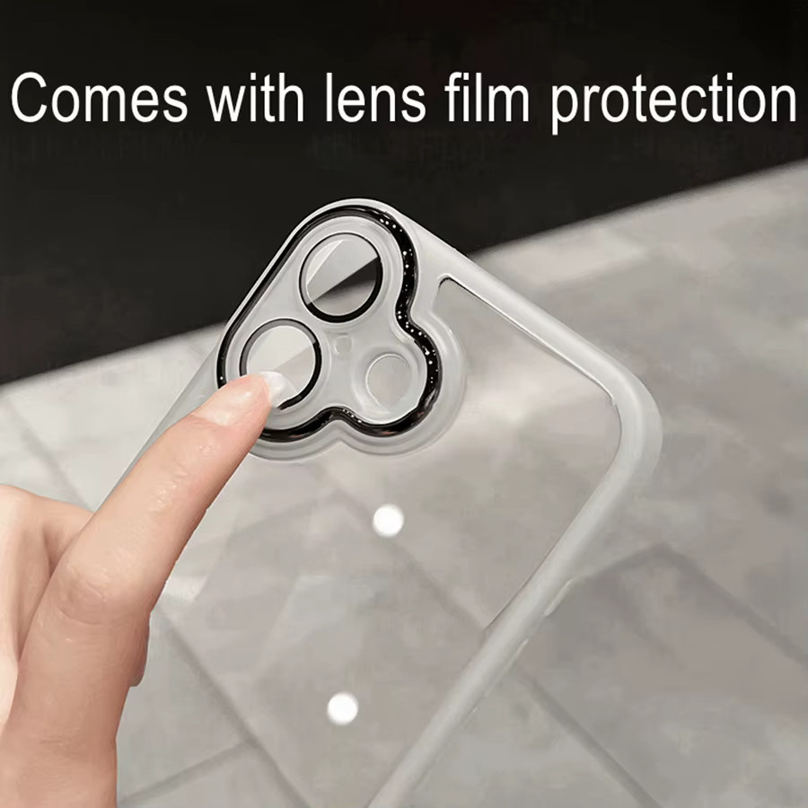 Transparente TPU Handyhülle mit Kameralinsen-Schutzfolie für Apple iPhone 17E, 17, 11 Pro Max, 16 Plus und 16E - Bild 1