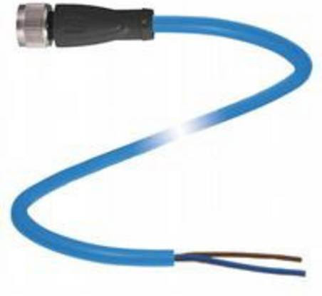 Pepperl+Fuchs Kabeldose M12 Buchse gerade blau 2,00 m Polzahl 2 - Bild 1