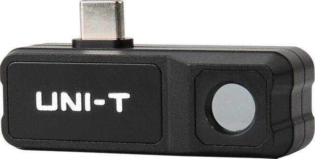 UNI-T Wärmebildkamera UTI120MS für Mobiltelefone, 10800 Pixel Thermal Imager in Schwarz - Bild 1