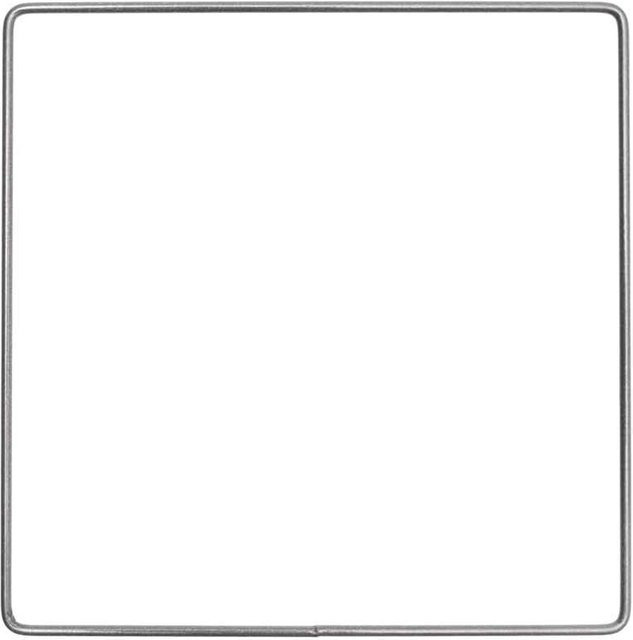 Rico Design Metallring Quadrat in Anthrazit mit 15 cm Durchmesser - Bild 1