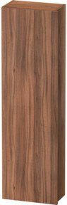 Duravit Hochschrank DuraStyle in Nussbaum Natur, Tür links, B: 40 cm, T: 24 cm, H: 140 cm - Bild 1